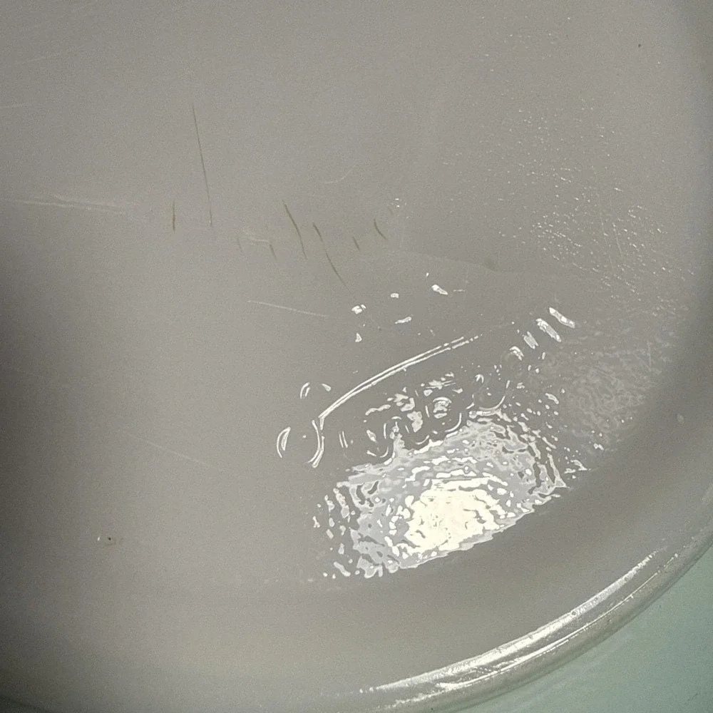 Vintage Aqua Glasbake for Sunbeam Mixing Bowl